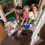 Skyway Resort Wooden Outdoor Swing Set / Playset