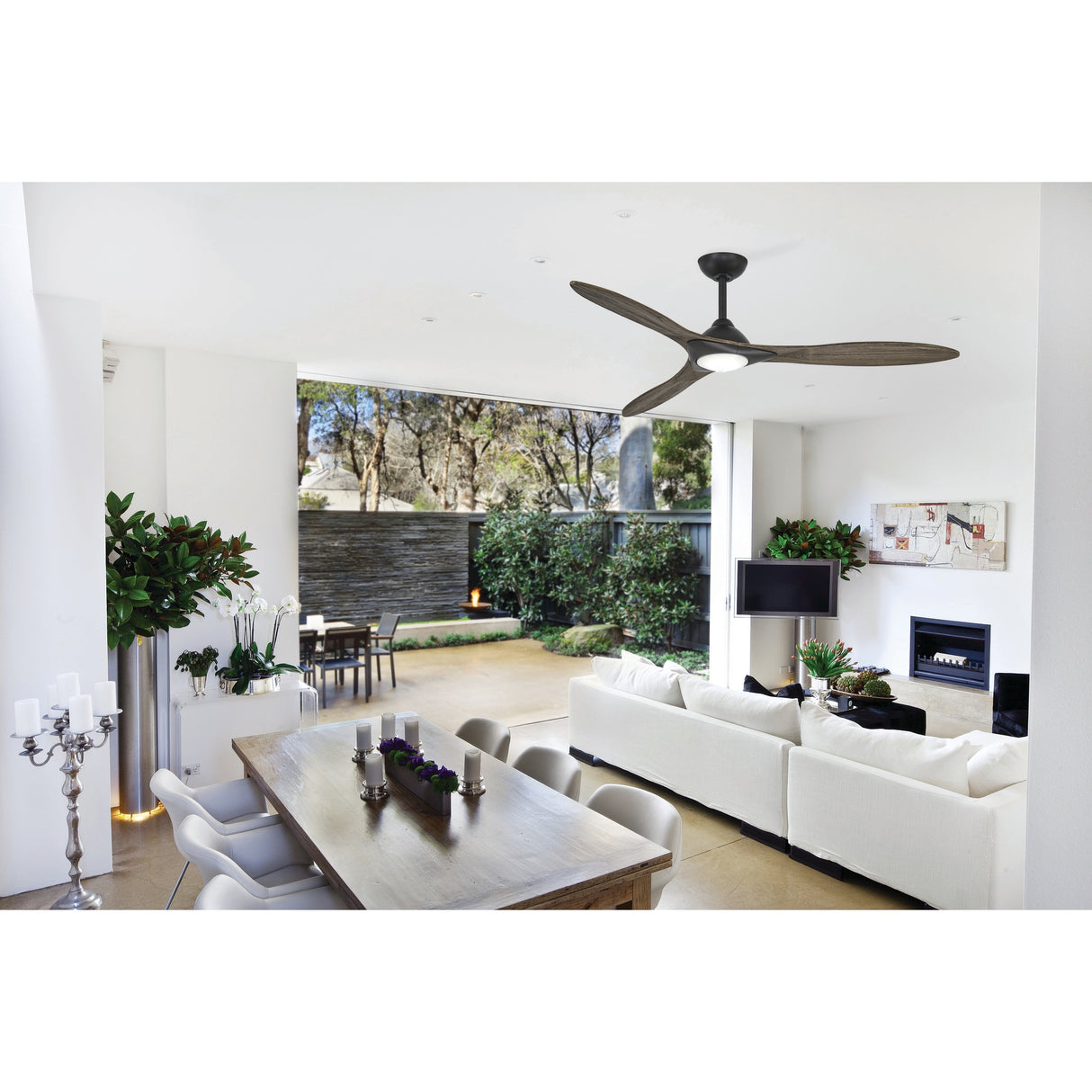 Minka Aire Sleek 3 Blade 60 Inch LED Indoor Ceiling Fan