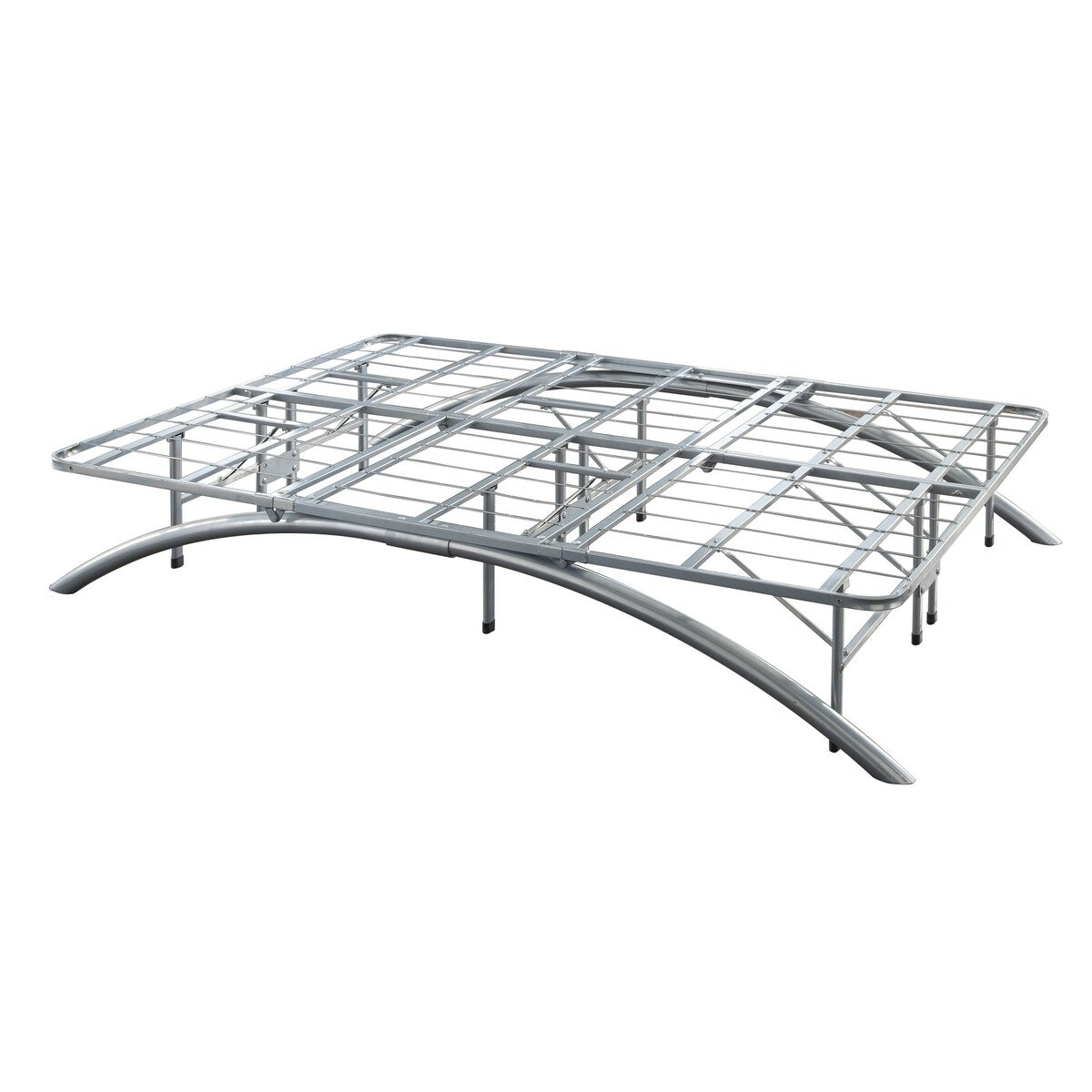 Sleep Sync Arch Flex Twin Silver 14-inch Platform Bed Frame