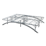 Sleep Sync Arch Flex Twin Silver 14-inch Platform Bed Frame