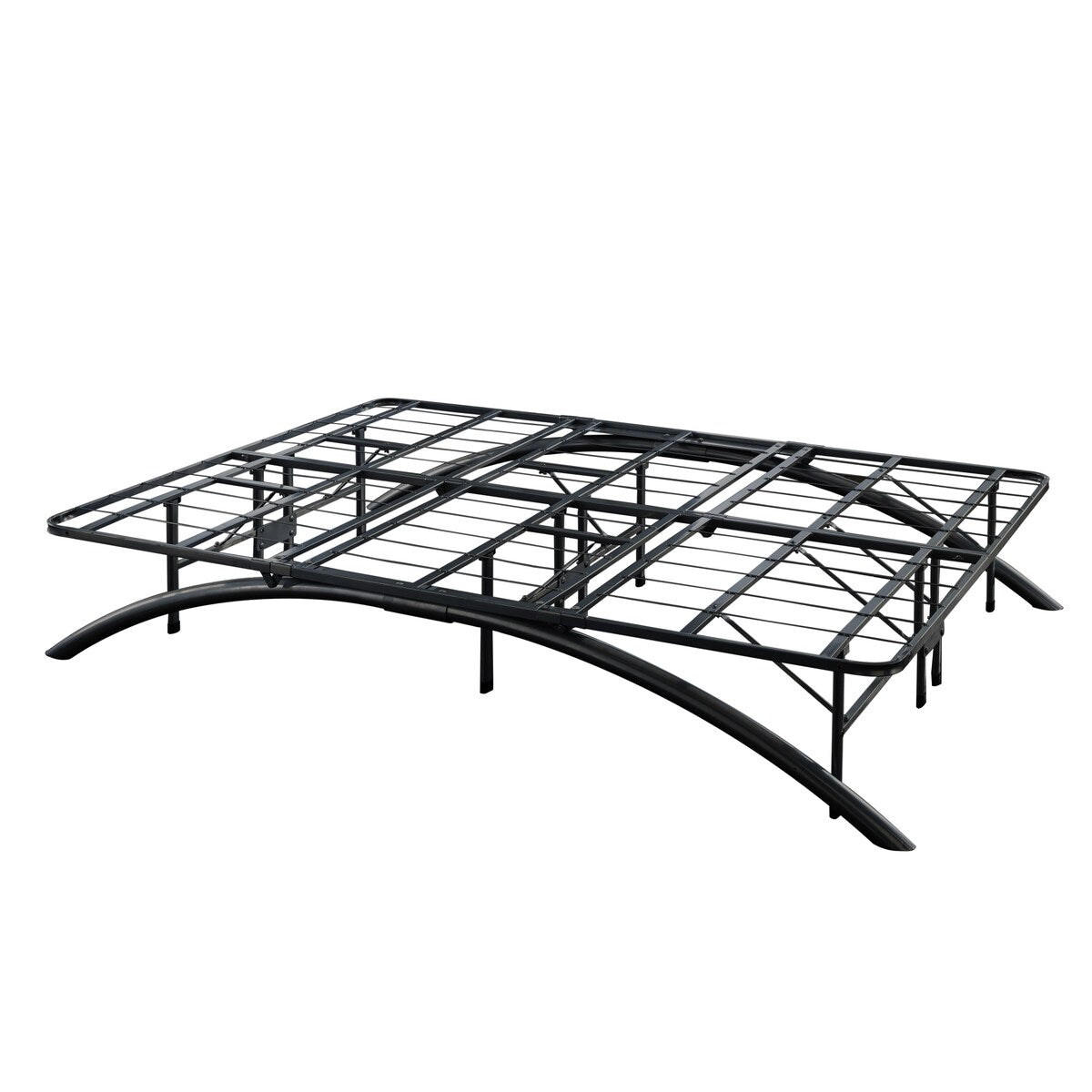 Sleep Sync Arch Flex Twin Silver 14-inch Platform Bed Frame