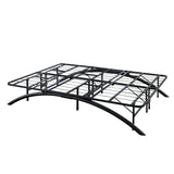 Sleep Sync Arch Flex Twin Silver 14-inch Platform Bed Frame