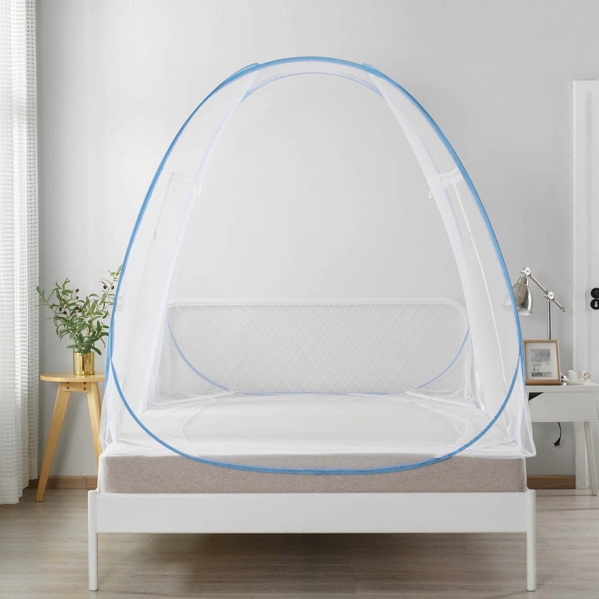 Sleep Time Cold Air Blocking Privacy Cozy Comfortable Pop Up Bed Tent