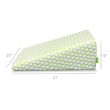 Sleep Yoga Wedge pillow - With 10" memory foam medium firm