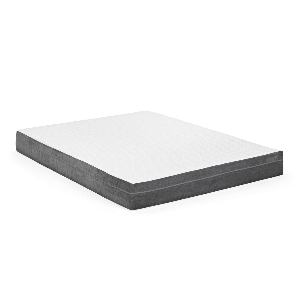 Sleep Zone 8-inch Laguna Firm Memory Foam Mattress and Adjustable Bed Set