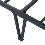 Sleeplanner 14 Inch Metal Platform Bed Frame with Hairpin Legs Queen