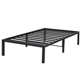 Sleeplanner 14-inch Twin-Size Dura Steel Slat Bed Frame OVT-2000, No Box Spring Needed