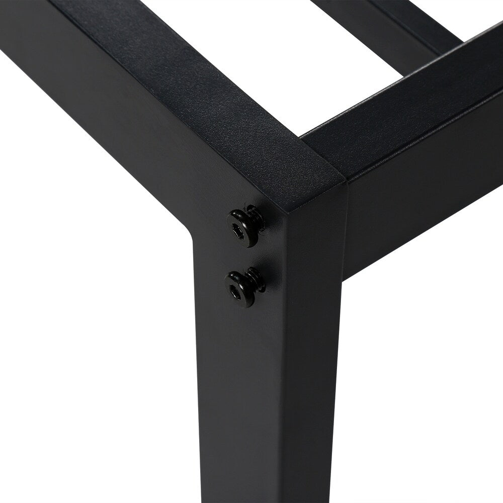 Sleeplanner 14-inch Twin-Size Dura Steel Slat Bed Frame OVT-2000, No Box Spring Needed