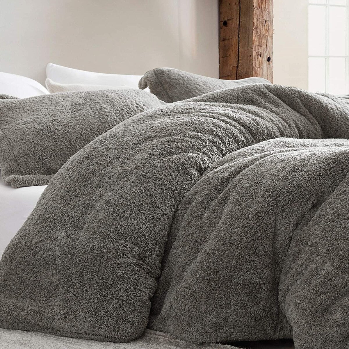 Sleepy Haven - Coma Inducer® Oversized Comforter Set - London Fog