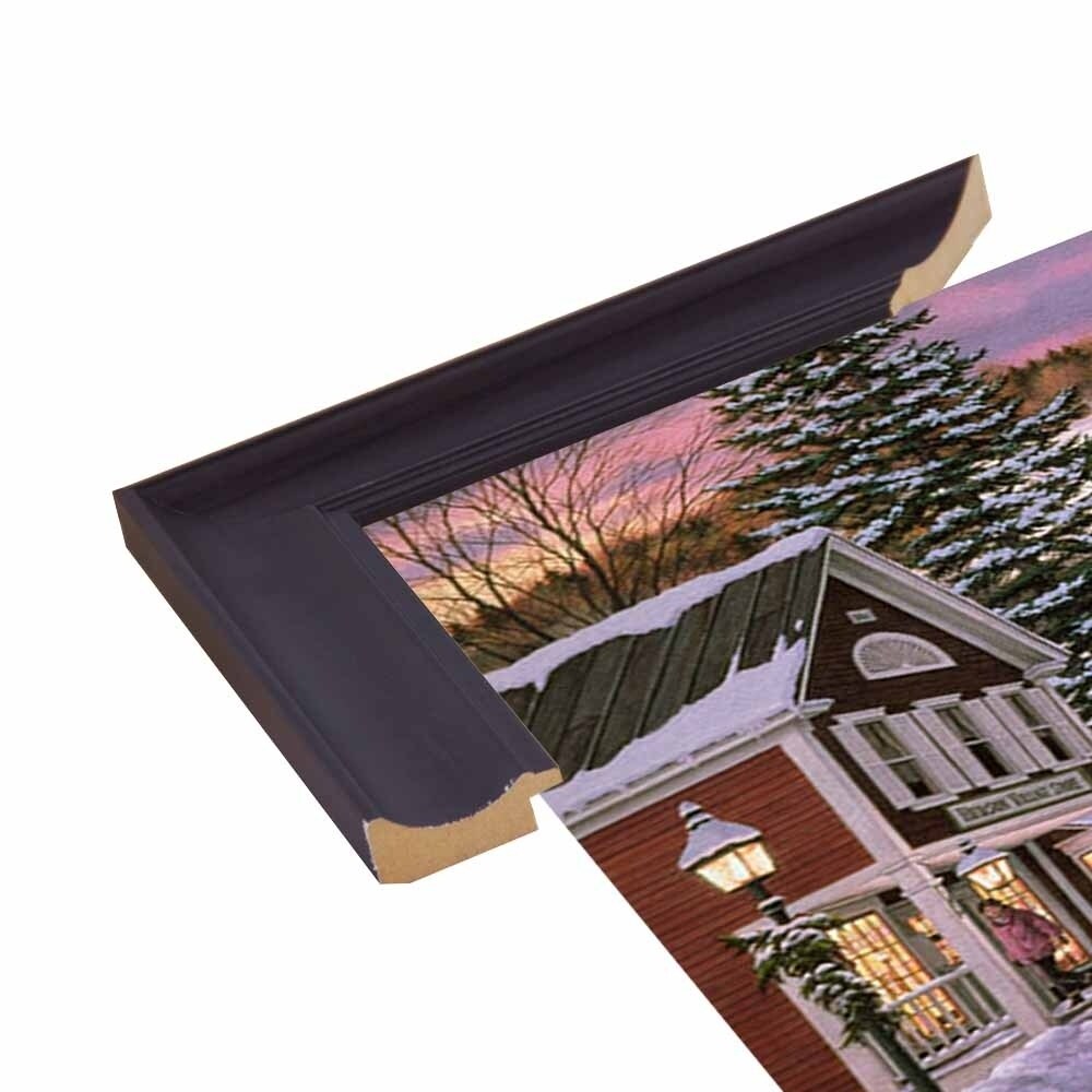Sleigh Bells Too-WILBRE554 Framed Print 12"x28" by William Breedon