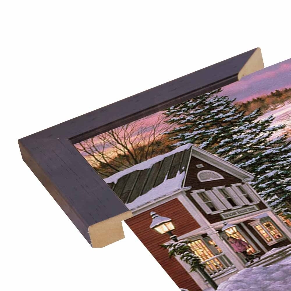 Sleigh Bells Too-WILBRE554 Framed Print 12"x28" by William Breedon