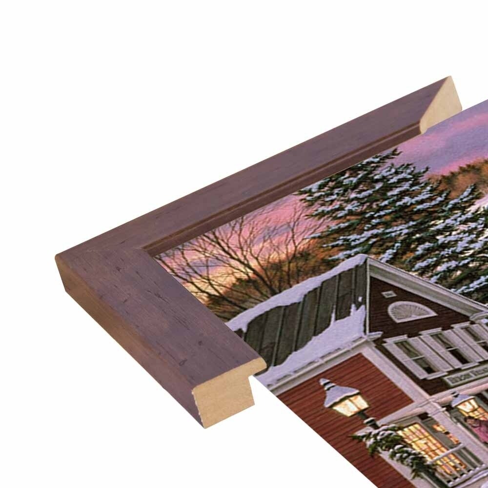 Sleigh Bells Too-WILBRE554 Framed Print 12"x28" by William Breedon