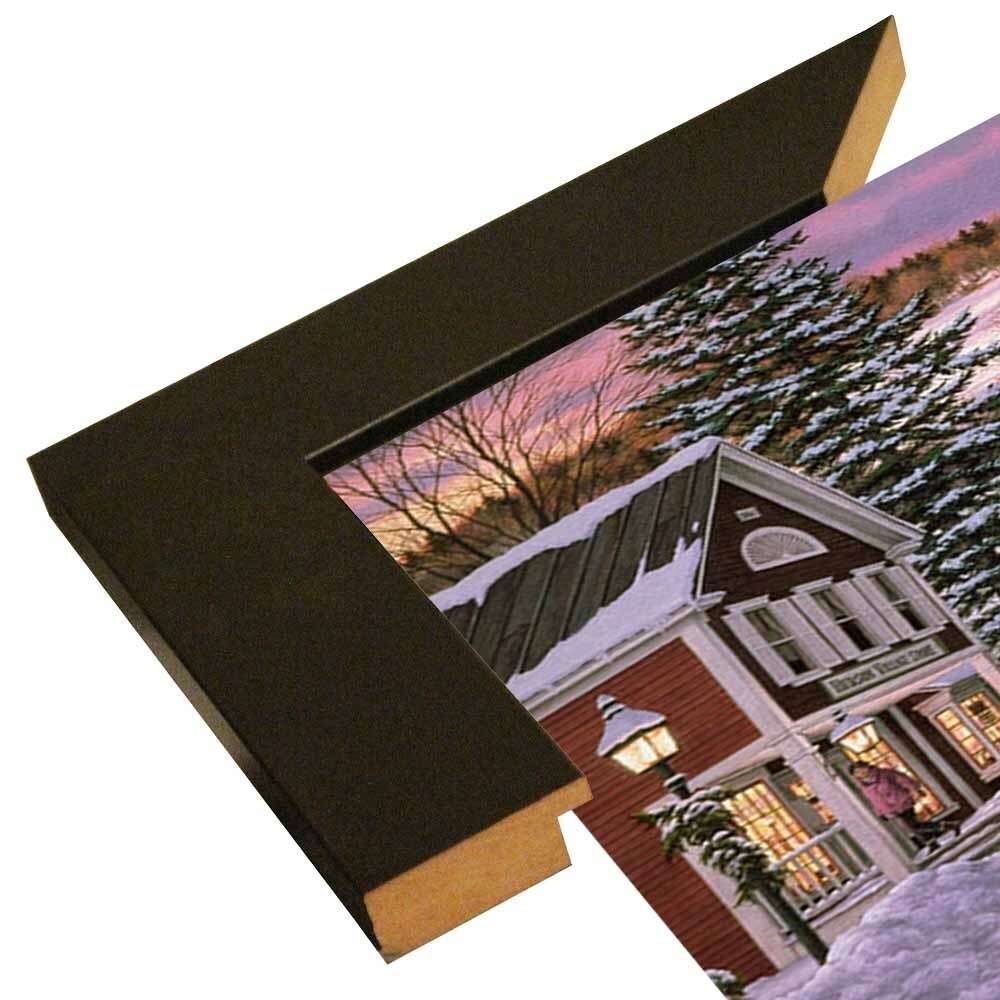 Sleigh Bells Too-WILBRE554 Framed Print 12"x28" by William Breedon