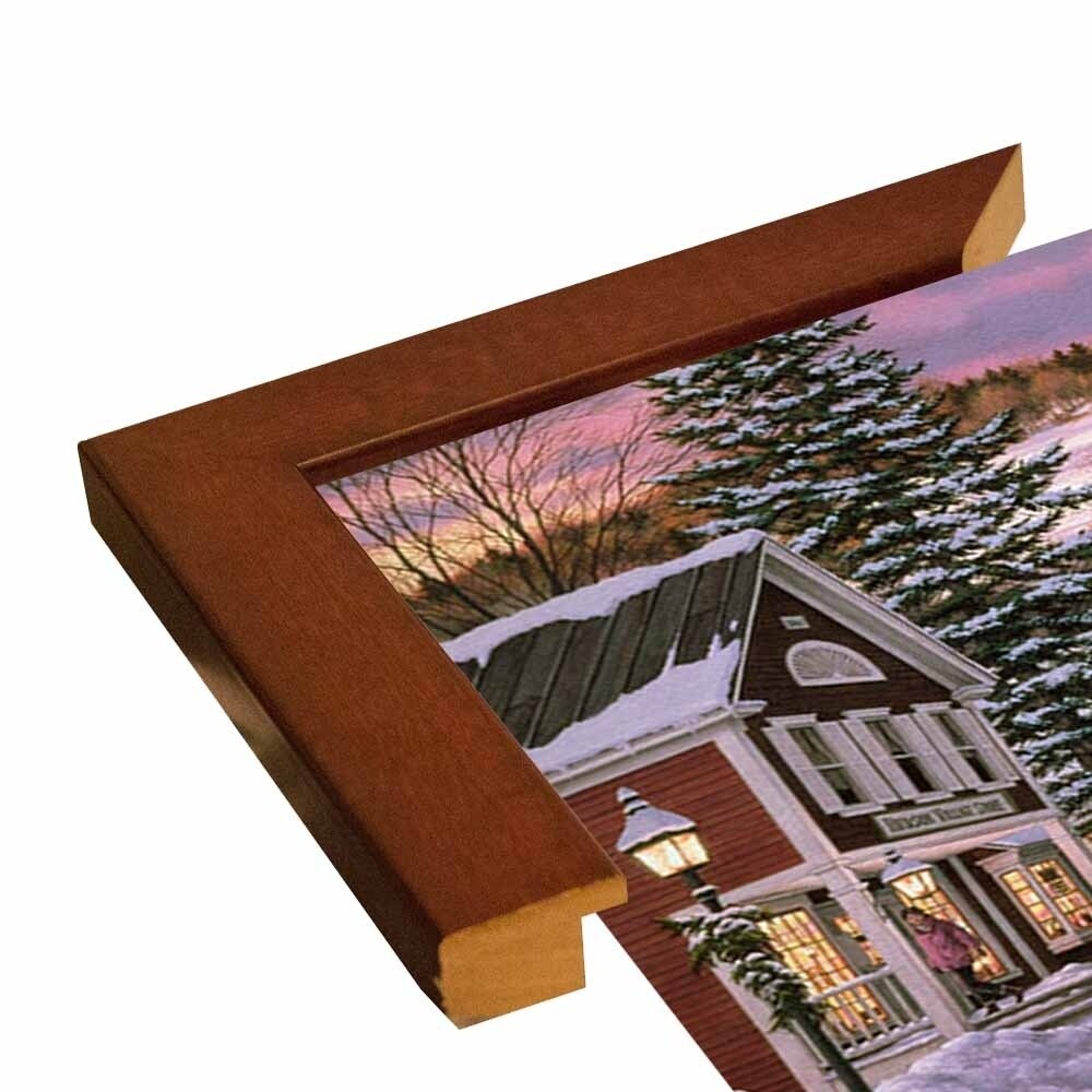 Sleigh Bells Too-WILBRE554 Framed Print 12"x28" by William Breedon