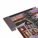 Sleigh Bells Too-WILBRE554 Framed Print 12"x28" by William Breedon