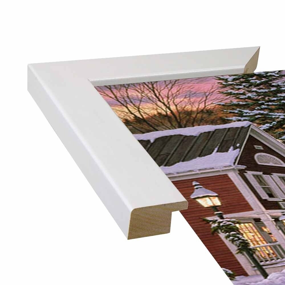 Sleigh Bells Too-WILBRE554 Framed Print 12"x28" by William Breedon