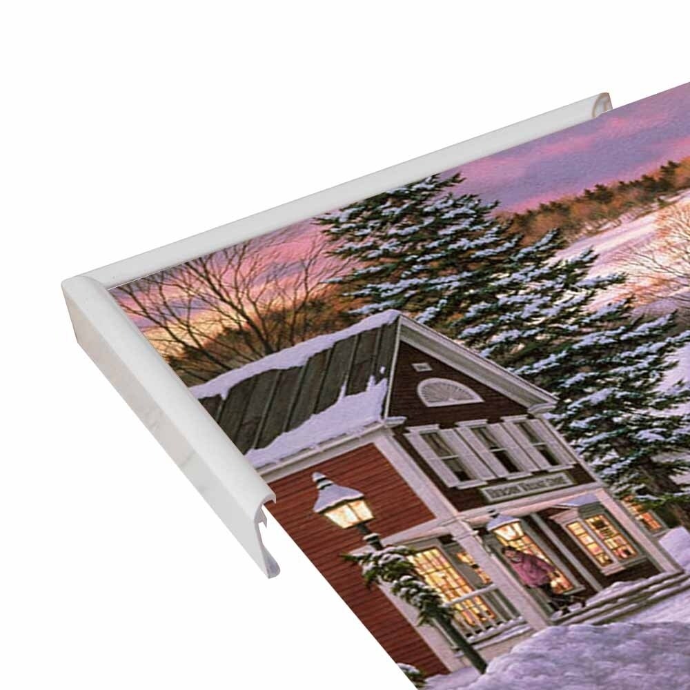 Sleigh Bells Too-WILBRE554 Framed Print 12"x28" by William Breedon