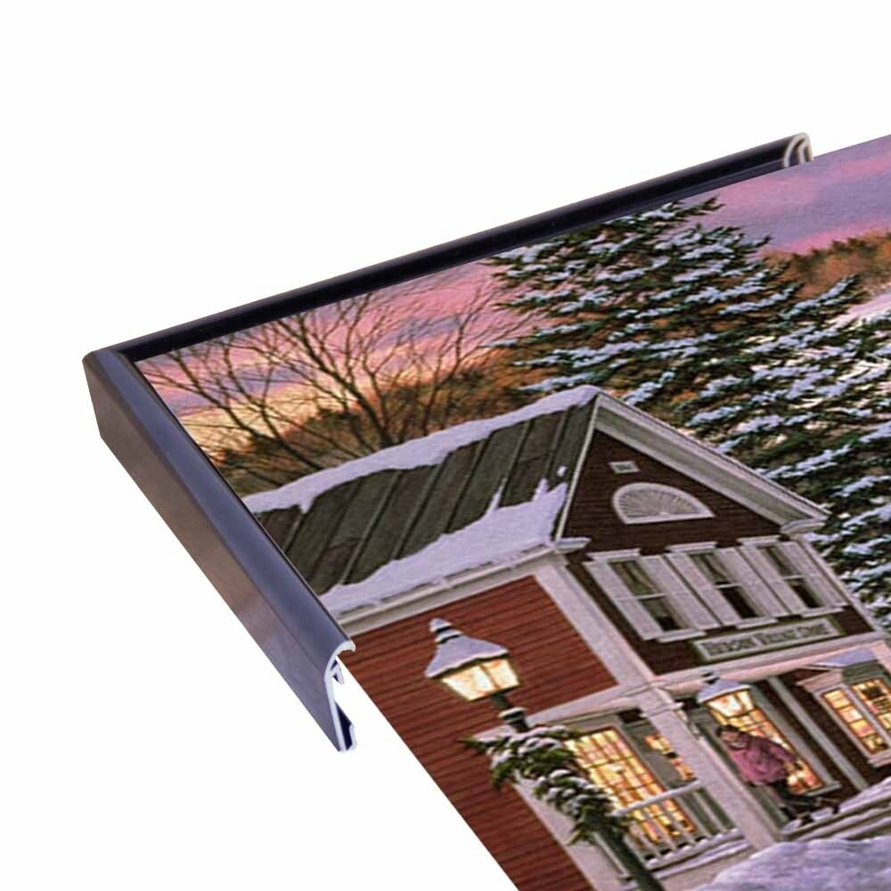 Sleigh Bells Too-WILBRE554 Framed Print 12"x28" by William Breedon