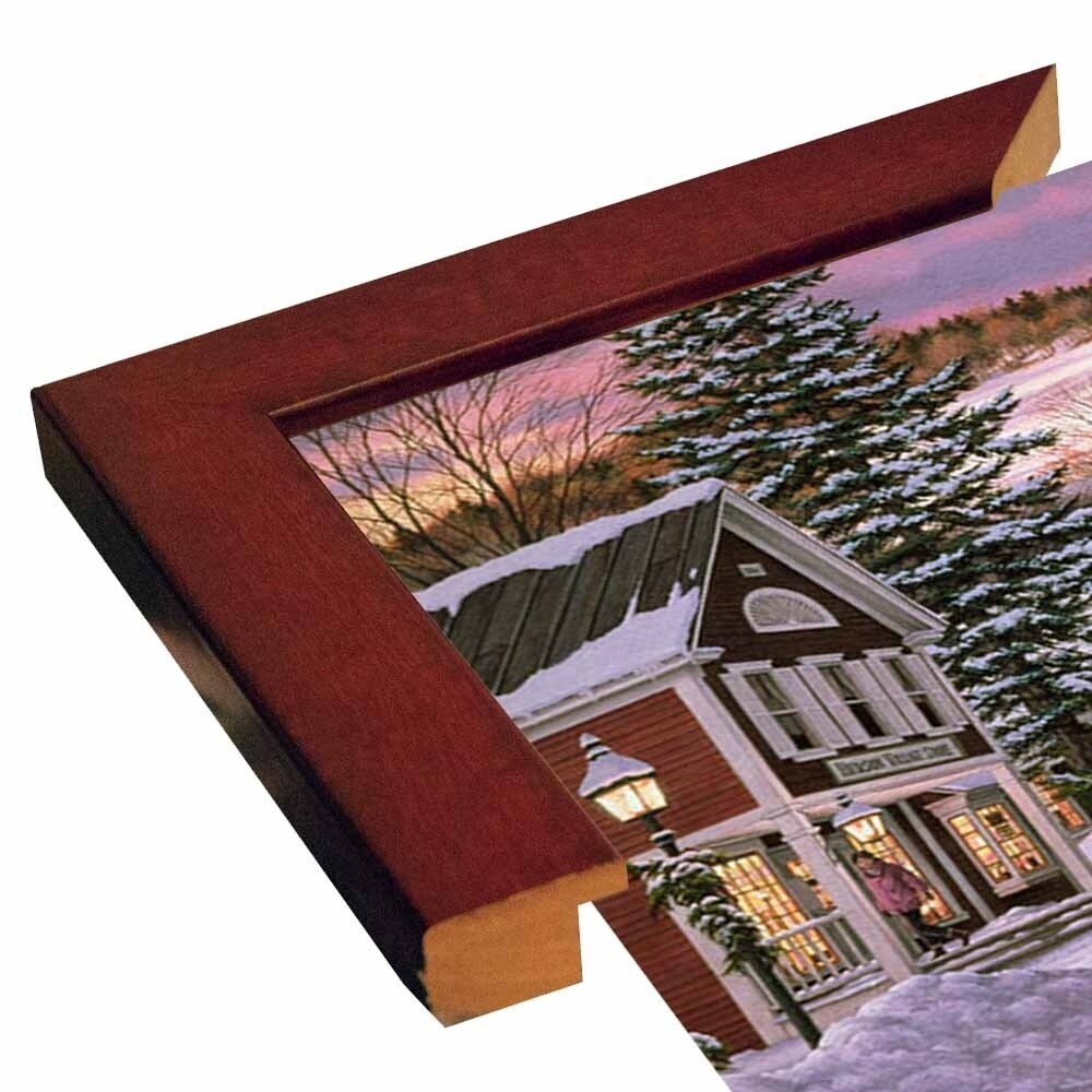 Sleigh Bells Too-WILBRE554 Framed Print 12"x28" by William Breedon