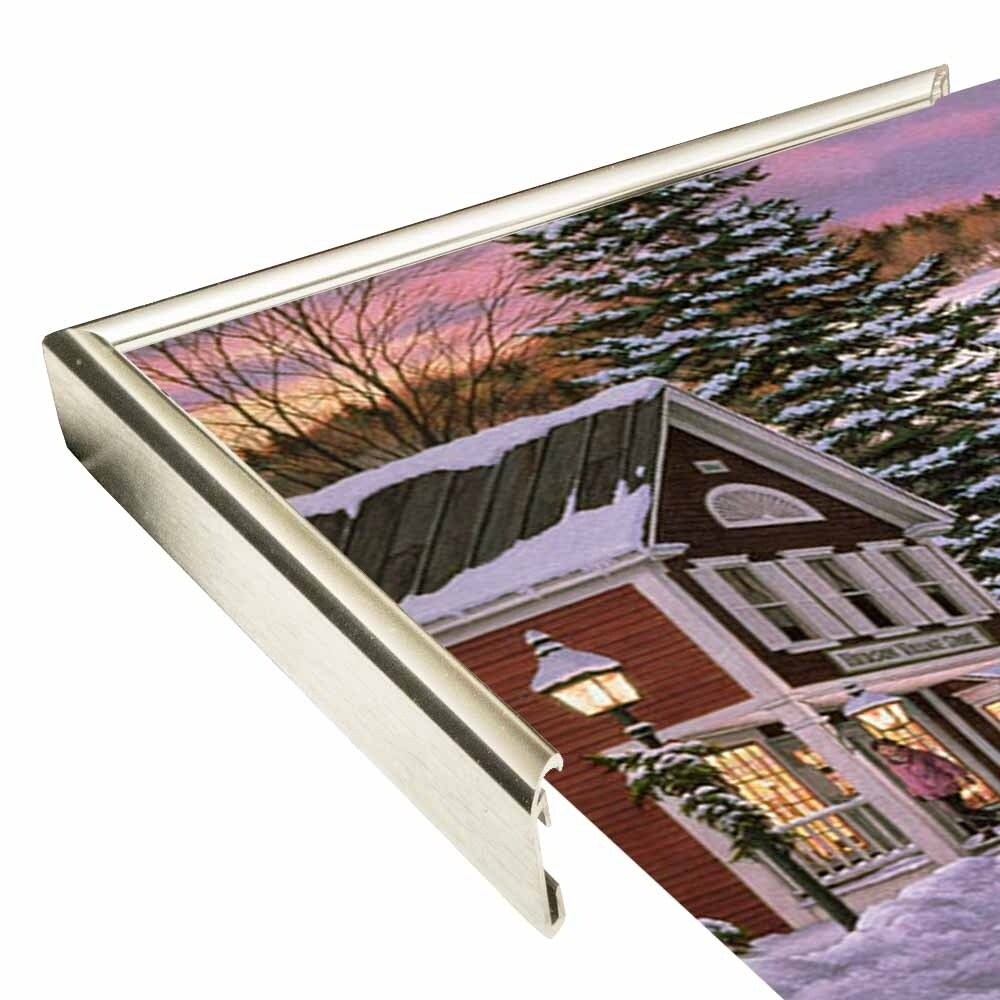 Sleigh Bells Too-WILBRE554 Framed Print 12"x28" by William Breedon