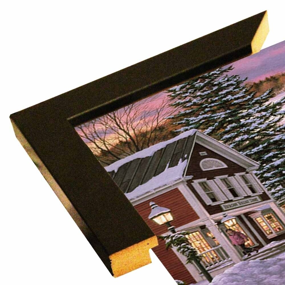 Sleigh Bells Too-WILBRE554 Framed Print 12"x28" by William Breedon