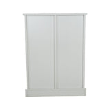 Sliding Barn Door Cabinet Over the Toilet Cabinet Wall Mounted, White