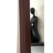 Slim Dark Brown Accent Mirror