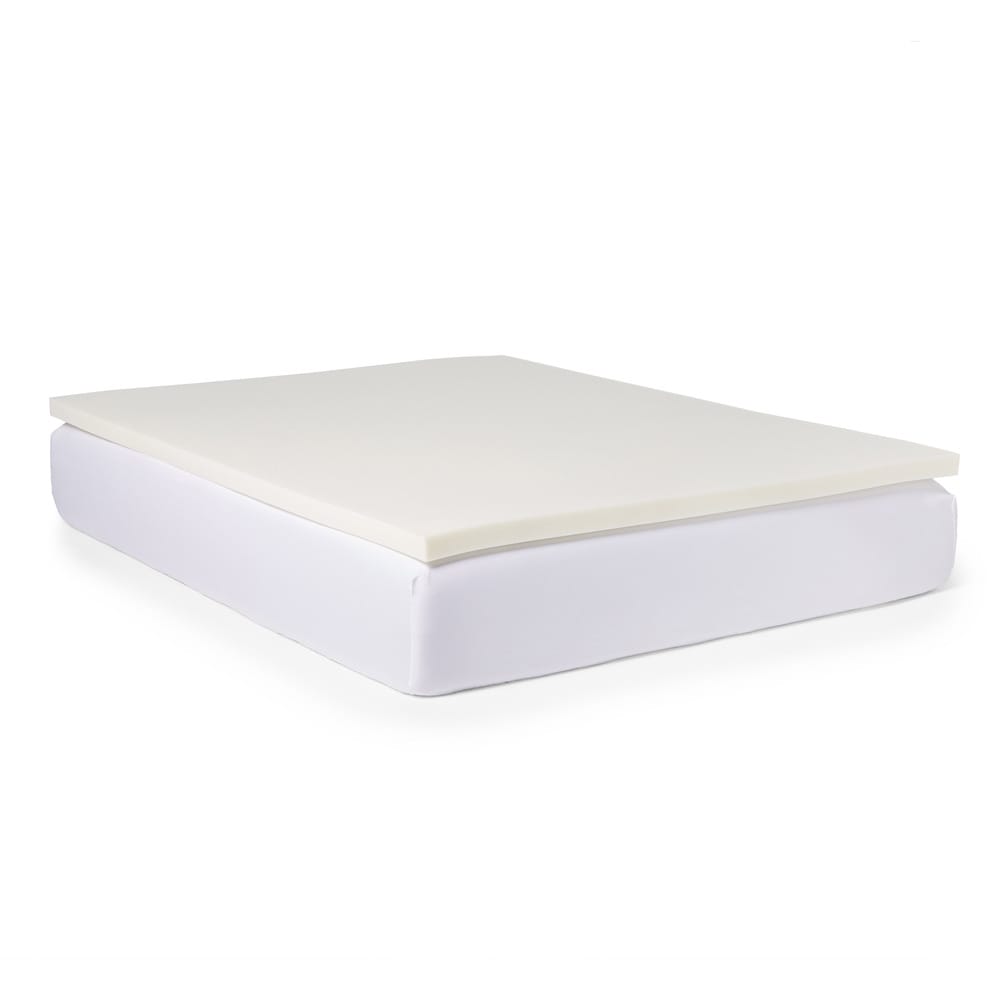 Slumber Solutions 2-inch Memory Foam and 1.5-inch Fiber Fill Mattress Topper