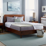 Slumber Solutions 2-inch Memory Foam and 1.5-inch Fiber Fill Mattress Topper
