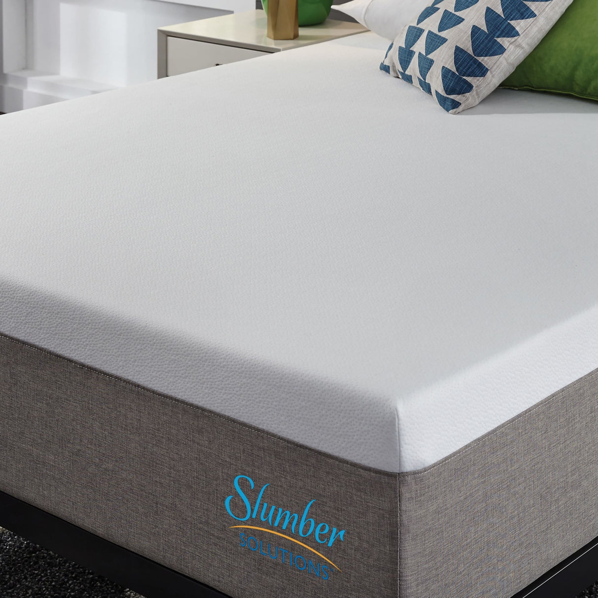 Slumber Solutions Essentials 12-inch Gel Memory Foam Mattress Set