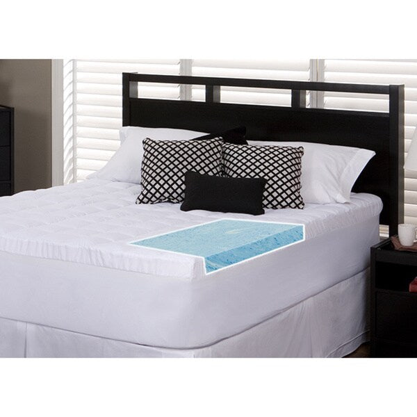 Slumber Solutions Gel 3-inch Twin/ Full-size Memory Foam and 1.5-inch Fiber Mattress Topper