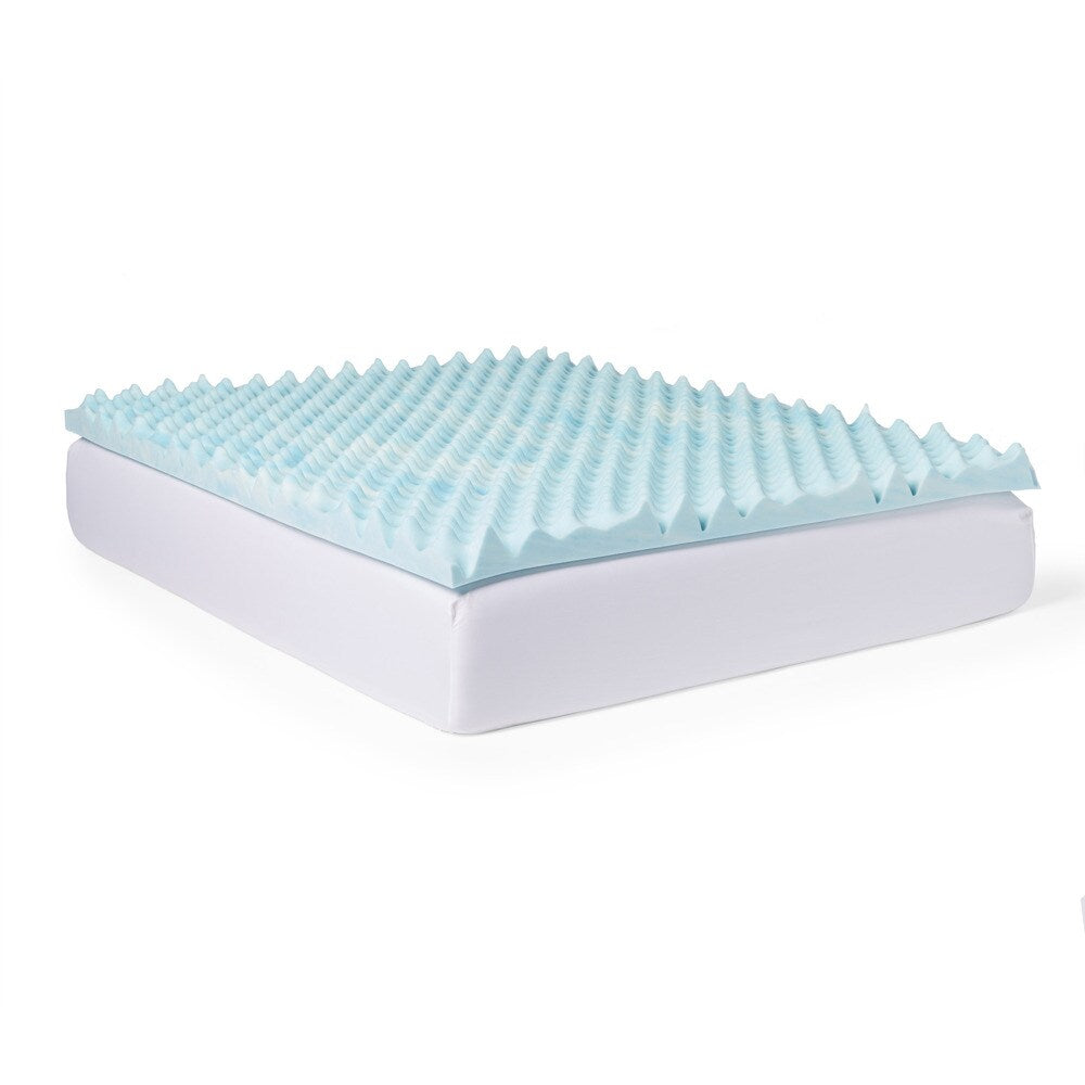 Slumber Solutions Gel Big Bump 4-inch Memory Foam Mattress Topper