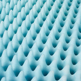 Slumber Solutions Highloft 4-inch Textured Gel Memory Foam Mattress Topper