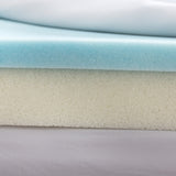 Slumber Solutions Gel Select 4-inch Memory Foam Mattress Topper with Cover