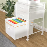 Small File Cabinets for Home Office - 3 Drawer Filing Cabinet - 15.68"D x 15.3"W x 26.6"H
