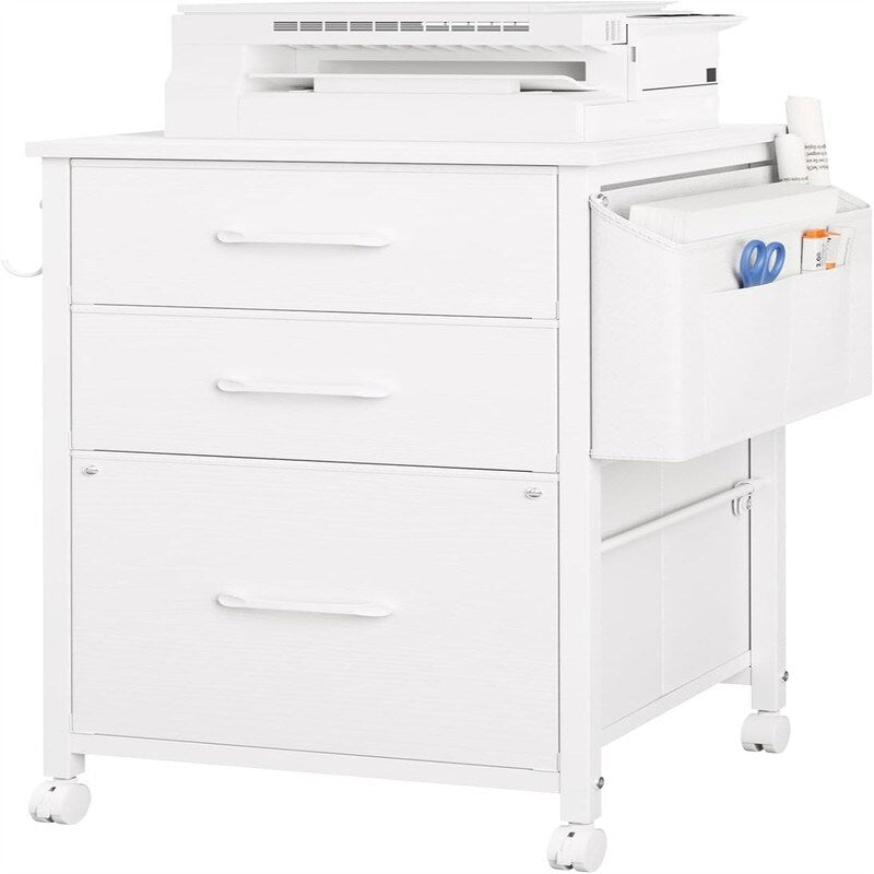 Small File Cabinets for Home Office - 3 Drawer Filing Cabinet - 15.68"D x 15.3"W x 26.6"H