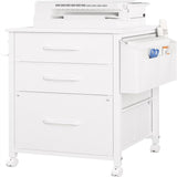Small File Cabinets for Home Office - 3 Drawer Filing Cabinet - 15.68"D x 15.3"W x 26.6"H