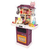Small Kitchen Toy Set, Children'S Toy Kitchen, with Realistic Lights and Sounds, Simulation Spray
