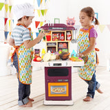 Small Kitchen Toy Set, Children'S Toy Kitchen, with Realistic Lights and Sounds, Simulation Spray