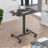 Small Mobile Standing Desk ,Laptop Computer Cart for Home