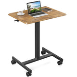 Small Mobile Standing Desk ,Laptop Computer Cart for Home