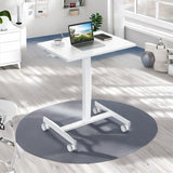 Small Mobile Standing Desk ,Laptop Computer Cart for Home