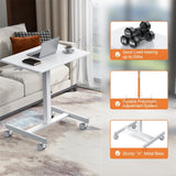 Small Mobile Standing Desk ,Laptop Computer Cart for Home