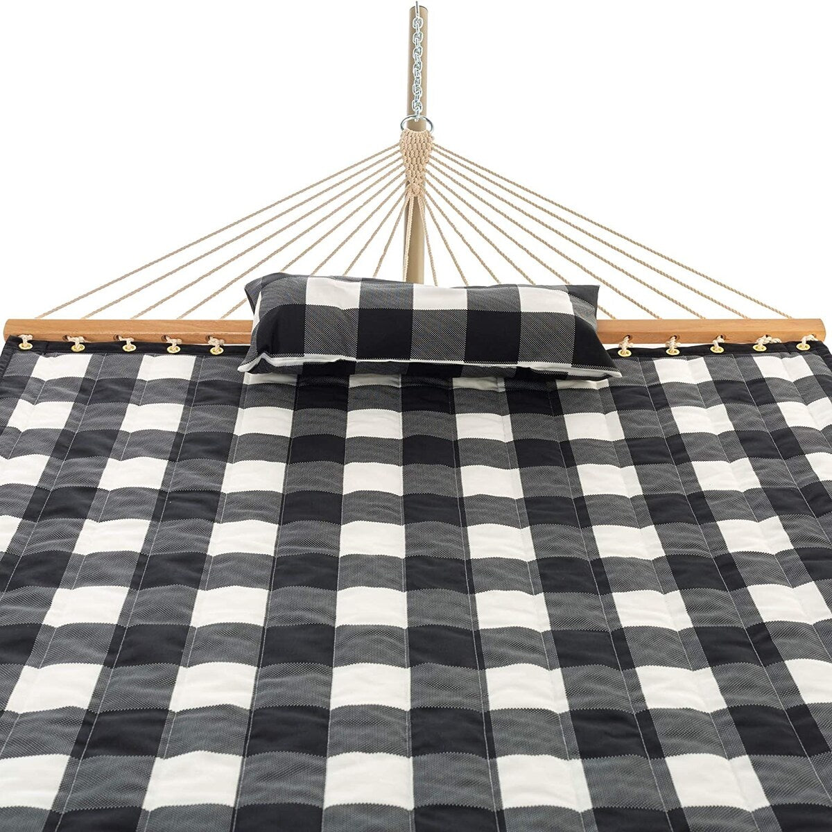 Small Single Quilted Hammock Combo with Pillow and Stand