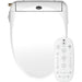 Smart Bidet Toilet Seat with Wireless Remote/Side Panel/Various Washing Settings/Adjustable Heated Seat/Warm Water/Air Dryer