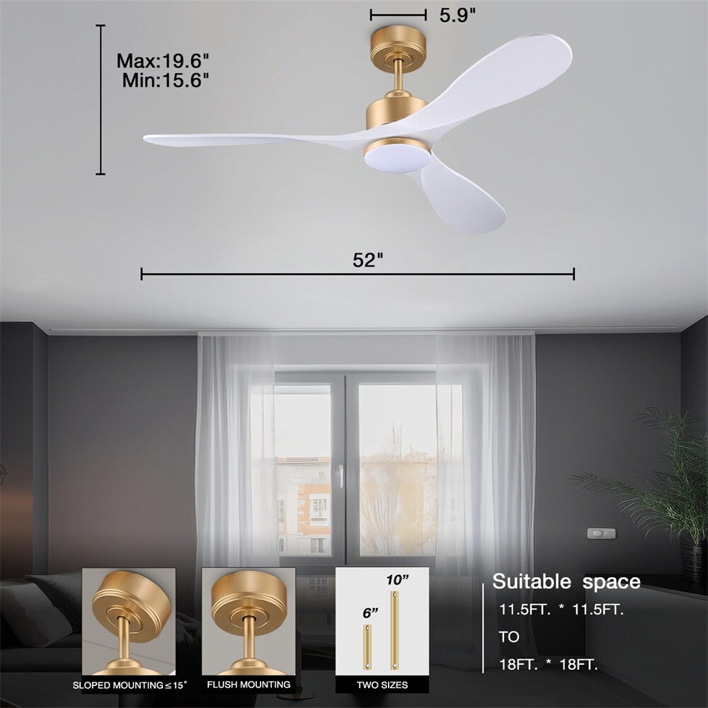 Smart Ceiling Fan with Remote Control