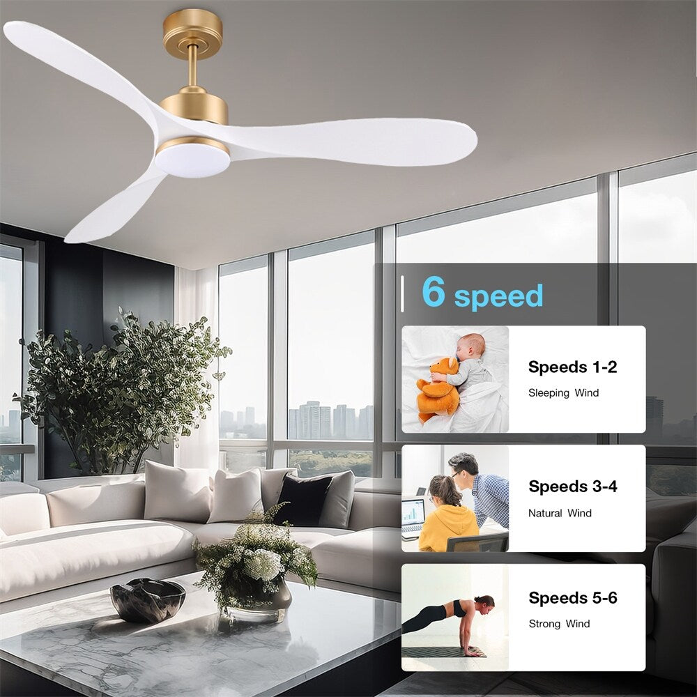 Smart Ceiling Fan with Remote Control