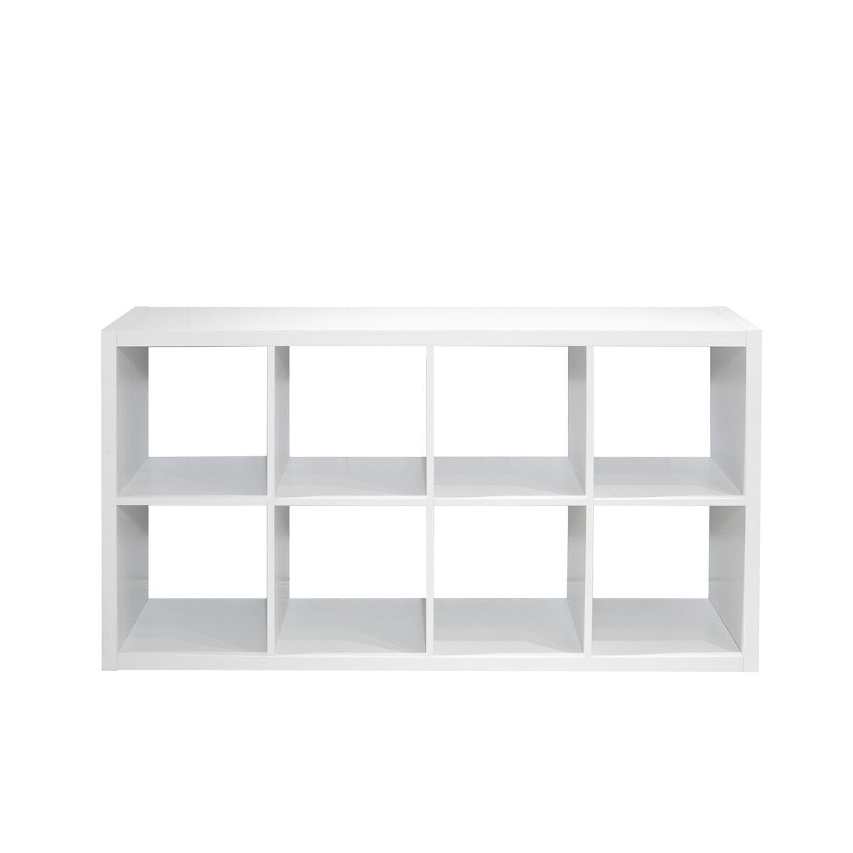 Smart Cube 8-Cube Organizer Storage with Opened Back Shelves,2 X 4 Cube Bookcase Book Shleves