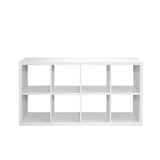 Smart Cube 8-Cube Organizer Storage with Opened Back Shelves,2 X 4 Cube Bookcase Book Shleves