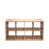 Smart Cube 8-Cube Organizer Storage with Opened Back Shelves,2 X 4 Cube Bookcase Book Shleves